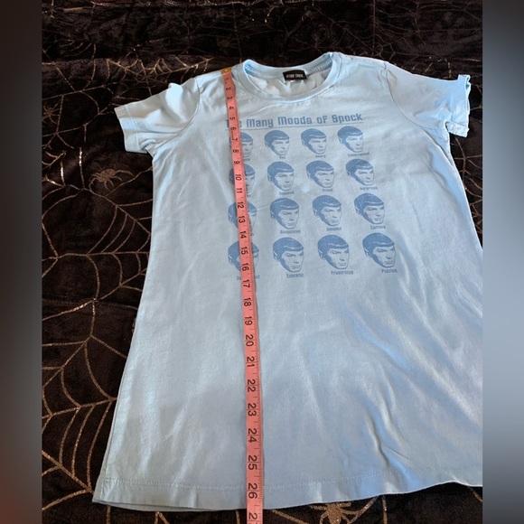 Star Trek Blue T Shirt The Many Moods of Spock - Picture 7 of 7